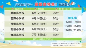 【かみねいアワー】運動会特集2025_01