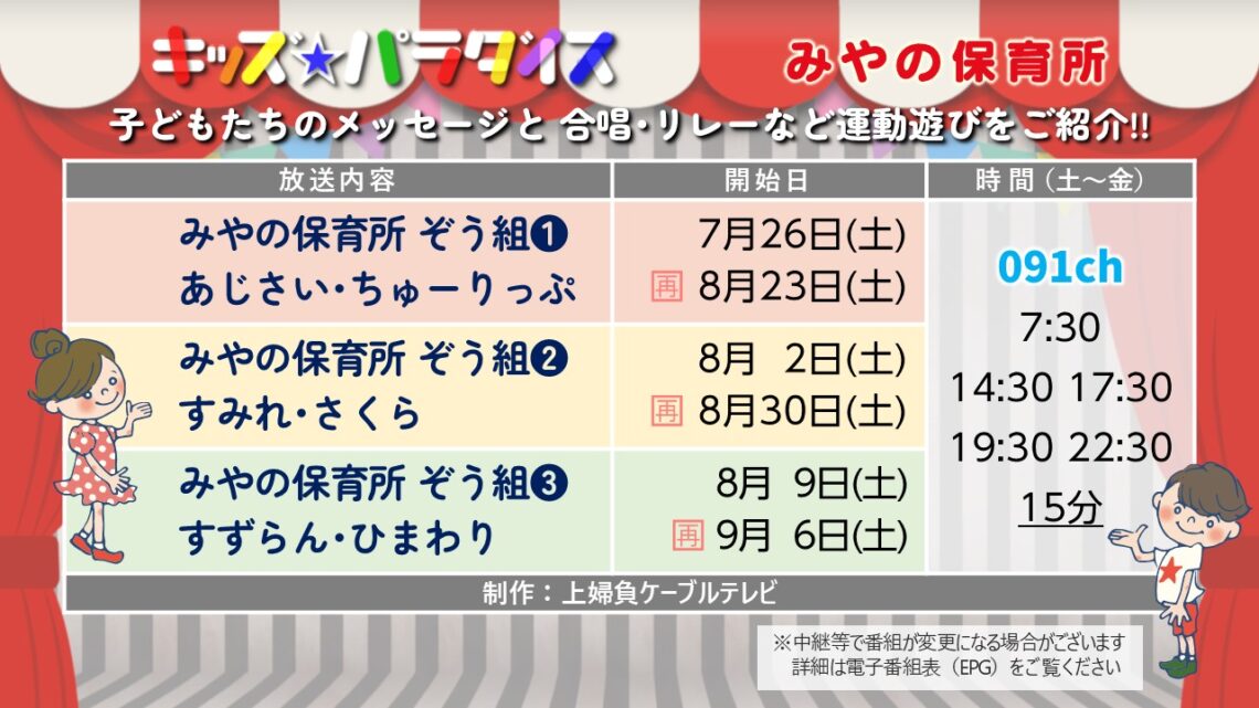 【キッズパラダイス】みやの保育所ぞう組 2025