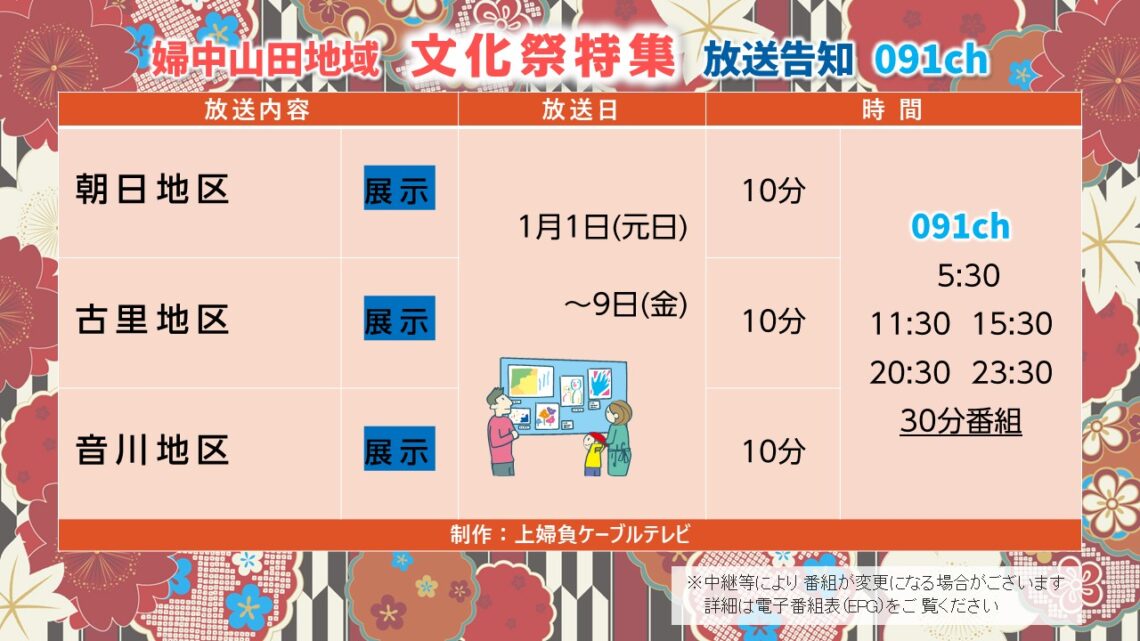 【かみねいアワー】文化祭特集①_朝日古里音川